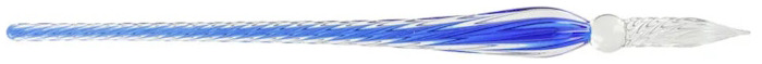 Herbin Glass pen, Glass series Midnight Blue (Twisted - 19 cm)