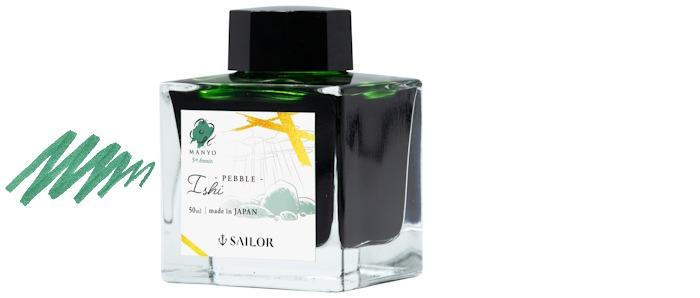 Sailor ink bottle, Manyo 5th Anniversary series Pebble-Ishi ink - 50ml