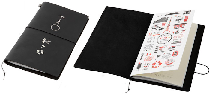 Traveler's Company Notebook, Tokyo Edition series Black (Plain paper)