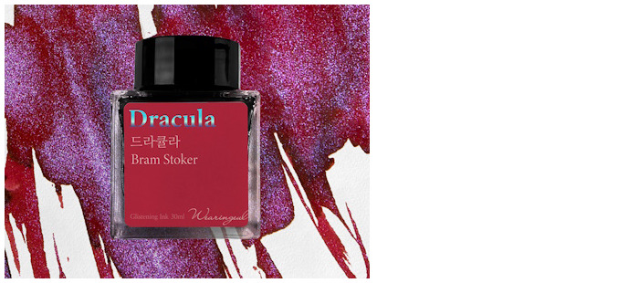 Bouteille d'encre Wearingeul, série World Literature Ink Encre Dracula (30ml)
