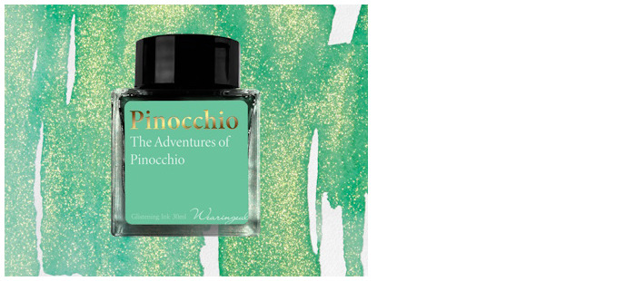 Bouteille d'encre Wearingeul, série World Literature Ink Encre Pinocchio (30ml)