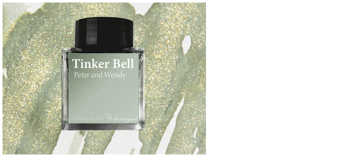 Bouteille d'encre Wearingeul, série World Literature Ink Encre Tinker Bell (30ml)