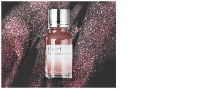 Potion brillante Wearingeul, série Glitter Heart (10ml)