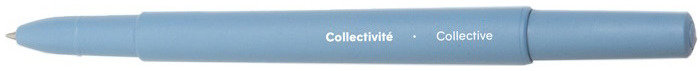 Stylo bille roulante Ciklo, série Couleur Encre bleue (Inscription Collectivité sur le baril)