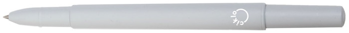 Stylo bille roulante Ciklo, série Couleur Encre bleue (Inscription Ciklo sur le baril gris)