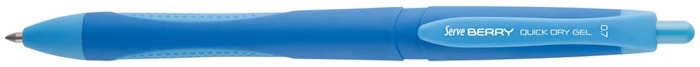 Stylo encre gel rétractable Serve, série Berry Encre bleue