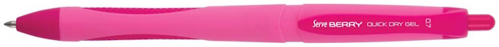 Stylo encre gel rétractable Serve, série Berry Encre rose
