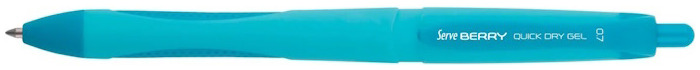 Stylo encre gel rétractable Serve, série Berry Encre turquoise