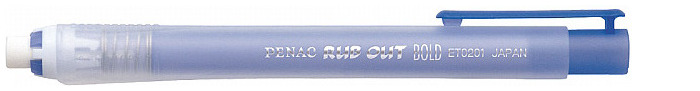 Penac Eraser holder, Rub Out Bold series Blue