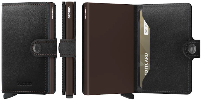 Secrid Card case, Miniwallet Original series Black-Brown
