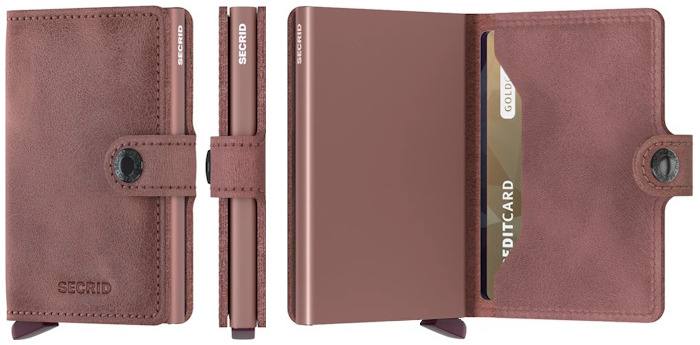 Secrid Card case, Miniwallet Vintage series Mauve