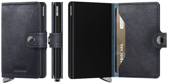 Secrid Card case, Premium Miniwallet series Navy (Basco Navy)