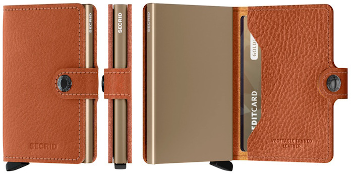 Secrid Card case, Miniwallet Veg series Caramel (Caramello-Sand)