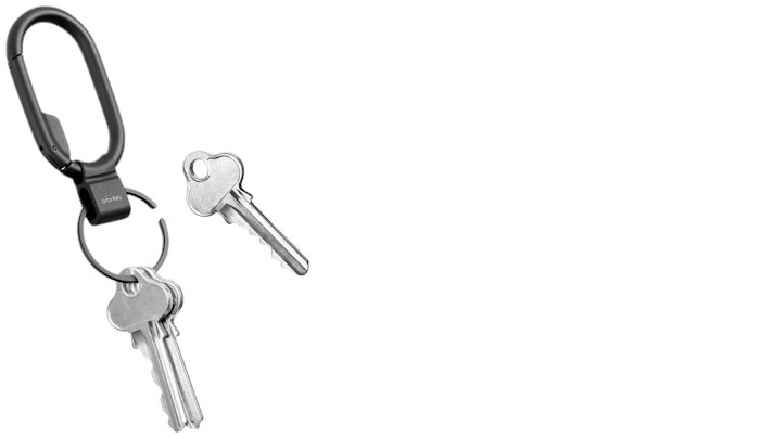 Orbitkey Carabiner, Clip Mini series Black
