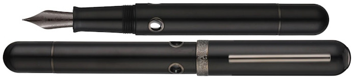 Stylo plume Nahvalur, série Nautilus Cephalopod Noir BKT
