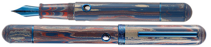 Stylo plume Nahvalur, série Édition Limitée Nautilus The Blue Ringed 