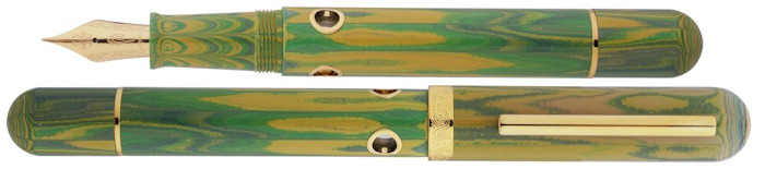 Stylo plume Nahvalur, série Édition Limitée Nautilus Spring (Pointe 14kt)