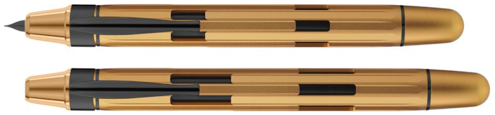 Stylo plume Nahvalur, série Eclipse Électrum