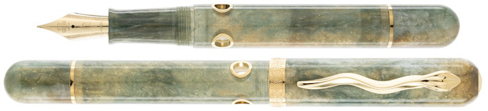 Stylo plume Nahvalur, série Édition Limitée Pen of the Year Snake 2025 (Pointe 14kt)