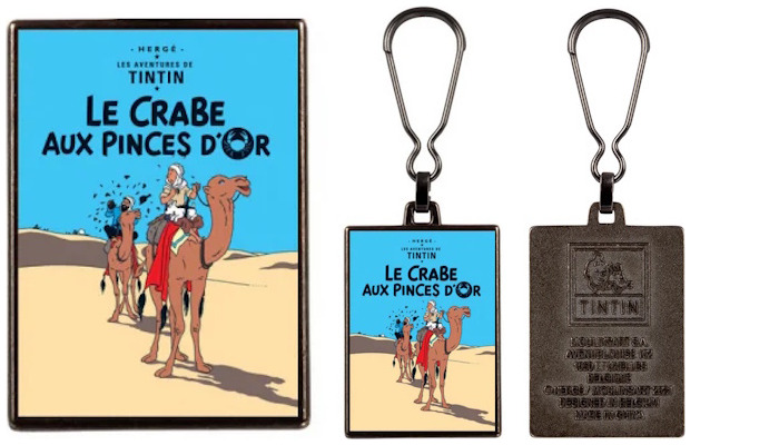 Tintin Key ring, Le Crabe aux pinces d'or (Desert)