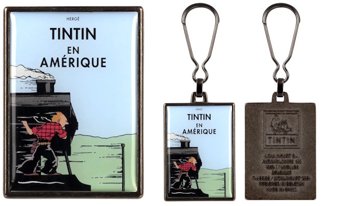Tintin Key ring, Tintin en Amérique (Train)