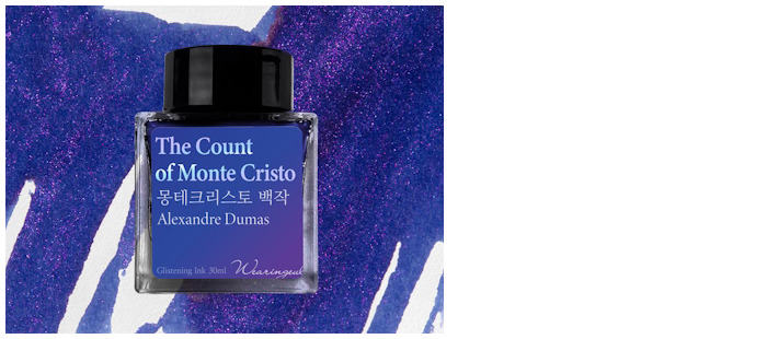 Bouteille d'encre Wearingeul, série World Literature Ink Encre The Count of Monte Cristo (30ml)