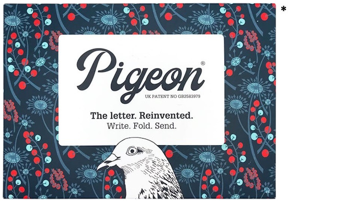 Pigeon Writing paper/Envelope, Correspondence series Hedgerow (Pack of 6)
