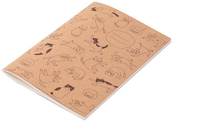 Midori Notebook (A5), Cat series (Gridded, 148mm x 210mm)