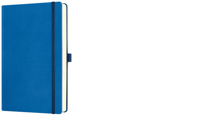 Carnet de notes (A5) Castelli, série Aquarela Bleu océan (Ligné, couverture rigide)