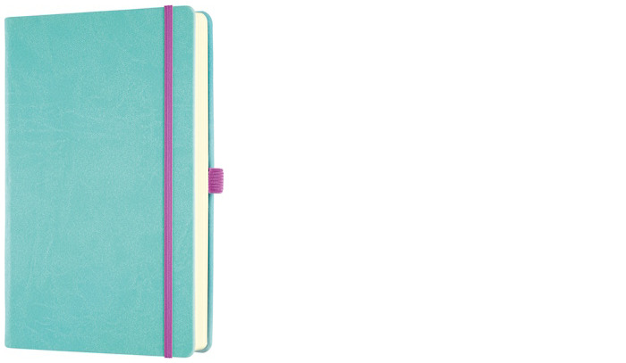 Castelli Notebook (A5), Aquarela series Jade green (Ruled, rigid cover)