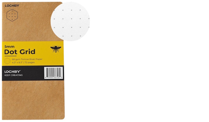 Recharge de carnet TN Lochby, série Accessoires Blanc (Pointillé)
