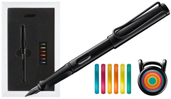 Lamy Fountain pen, Safari Special Edition Multicolor 2025 series Black (Without pump)