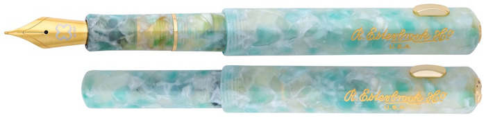 Stylo plume Esterbrook, série Niblet Sea Glass GT (Pointe Fude)