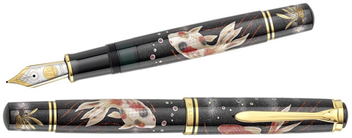 Stylo plume Pelikan, série Édition Limitée Souverän M1000 Maki-e Goldfish