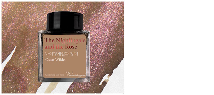 Wearingeul Ink bottle, World Literature Ink series The Nightingale and the Rose ink (30ml)