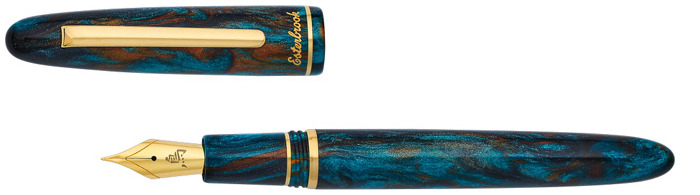 Esterbrook Standard Fountain pen, BUNGUBOX Kingfisher Edition series - Gold (Cartridge / Converter