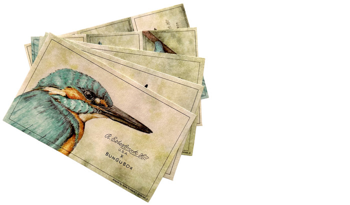Esterbrook Blotter paper, BUNGUBOX Kingfisher Edition series