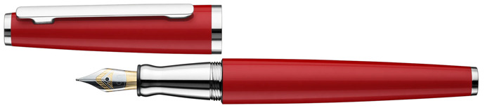 ottohutt Fountain pen, Design 06 series Red shiny Pt 