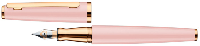 ottohutt Fountain pen, Design 06 series Pink shiny Pgt 