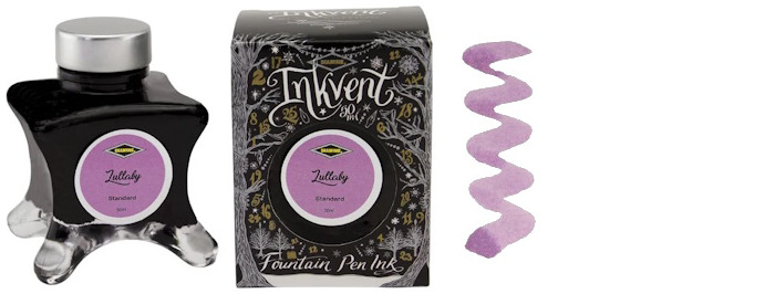 Bouteille d'encre Diamine, série Inkvent Black Edition Encre Lullaby (50ml)