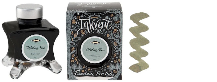 Bouteille d'encre Diamine, série Inkvent Black Edition Encre Wishing Tree (50ml)