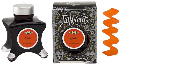 Bouteille d'encre Diamine, série Inkvent Black Edition Encre Grotto (50ml)