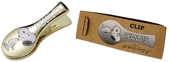 Attache à papier Esterbrook, série PEANUTS Collection 75e Anniversaire Snoopy