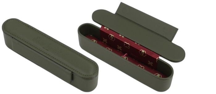 Étui pour stylo Esterbrook, série Nook Moss vert (Simple)