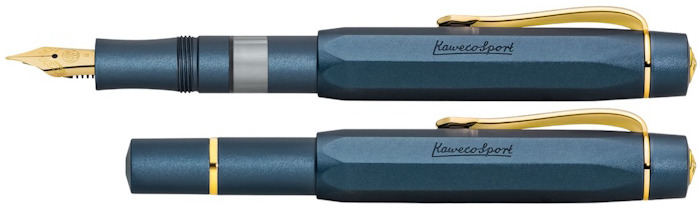 Stylo plume Kaweco, série Piston Filler Sport AL Marine GT