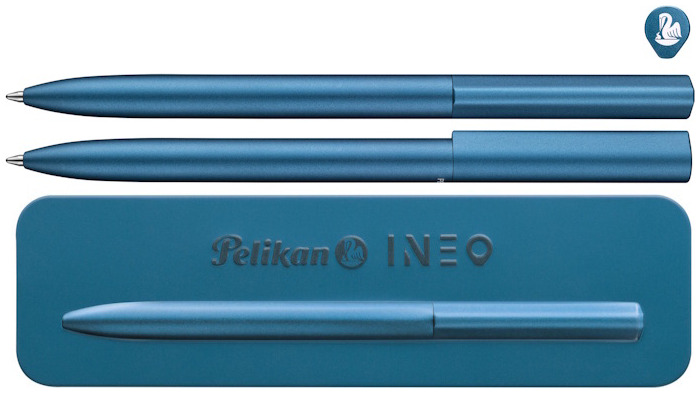 Stylo bille Pelikan, série Ineo Bleu (Ocean Blue)