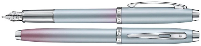 Stylo plume Sheaffer, série 100 Expressions Dégradé nacré Bleu & Rose CT
