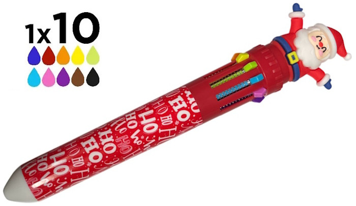 Main Paper Multifunction pen, Fantasy Multicolor series Santa Claus