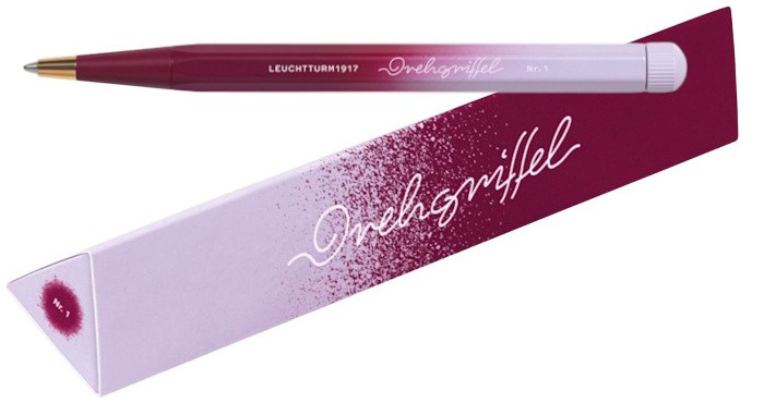 Stylo bille Leuchtturm1917, série Drehgriffel Nr. 1 Gradient LE Port rouge/Lilas