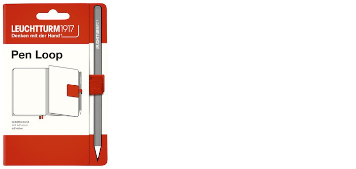 Leuchtturm1917 Pen Loop, Pen Loop series Fox Red (15 mm elastic loop) 